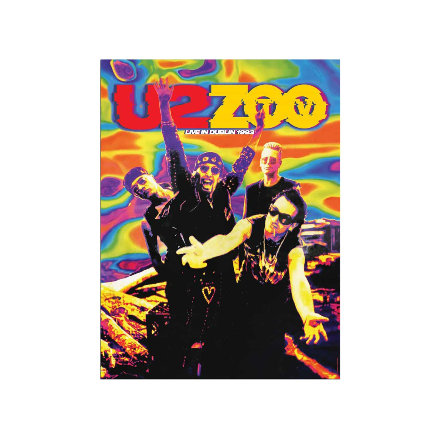U2 ZOO Silver Foil Poster