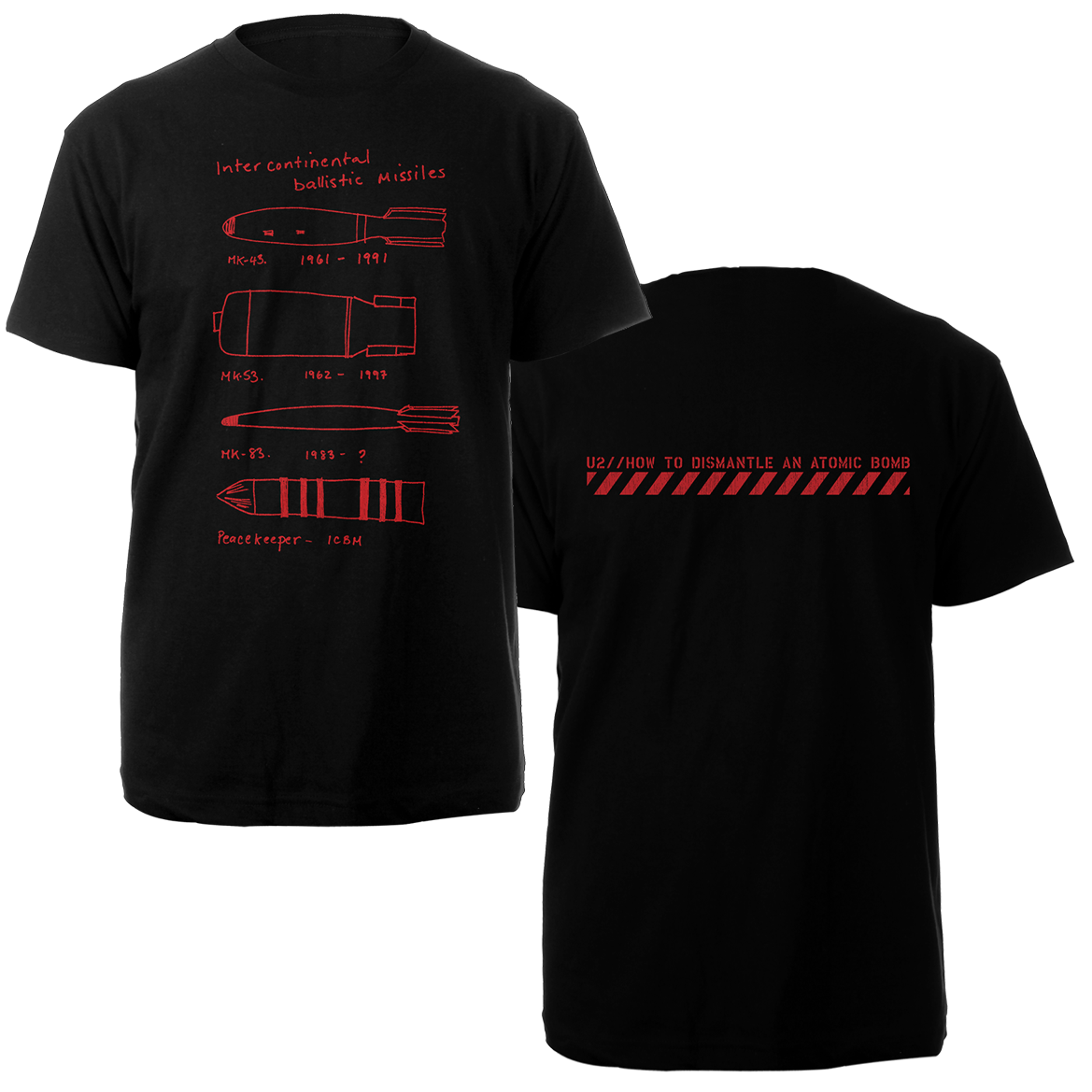 Intercontinental Ballistic Missiles Black Tee