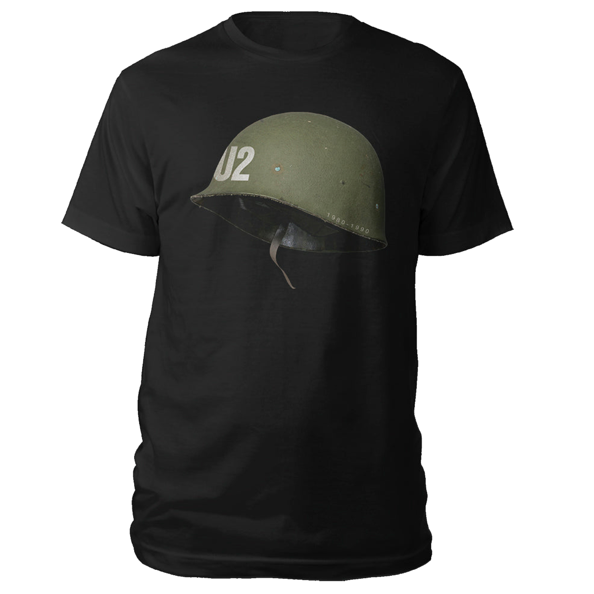 U2 Helmet Black T-Shirt