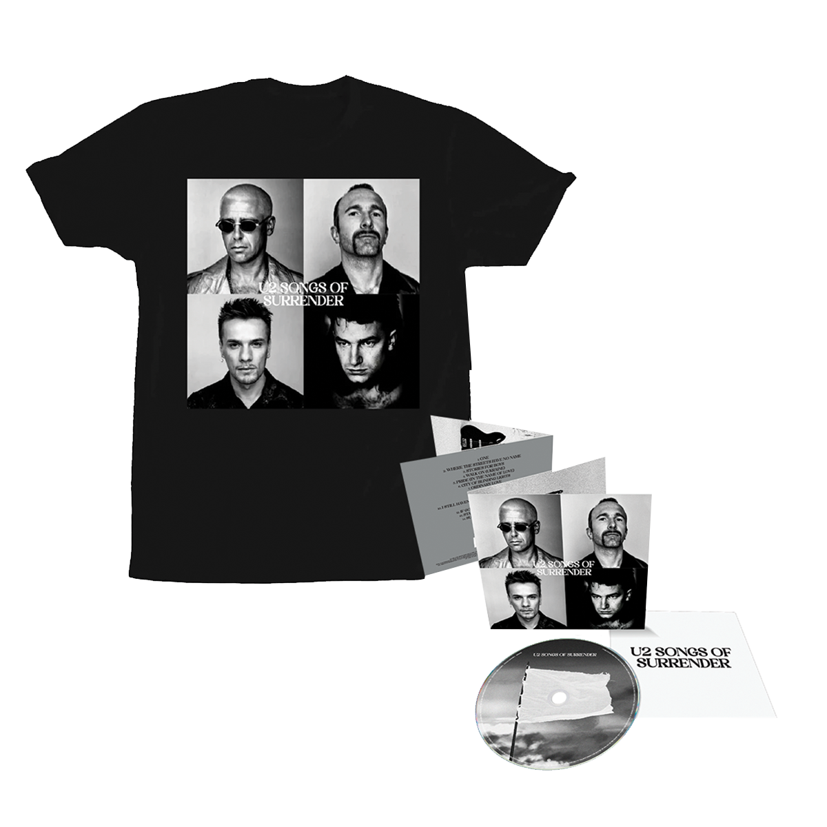 Songs Of Surrender CD and Tee