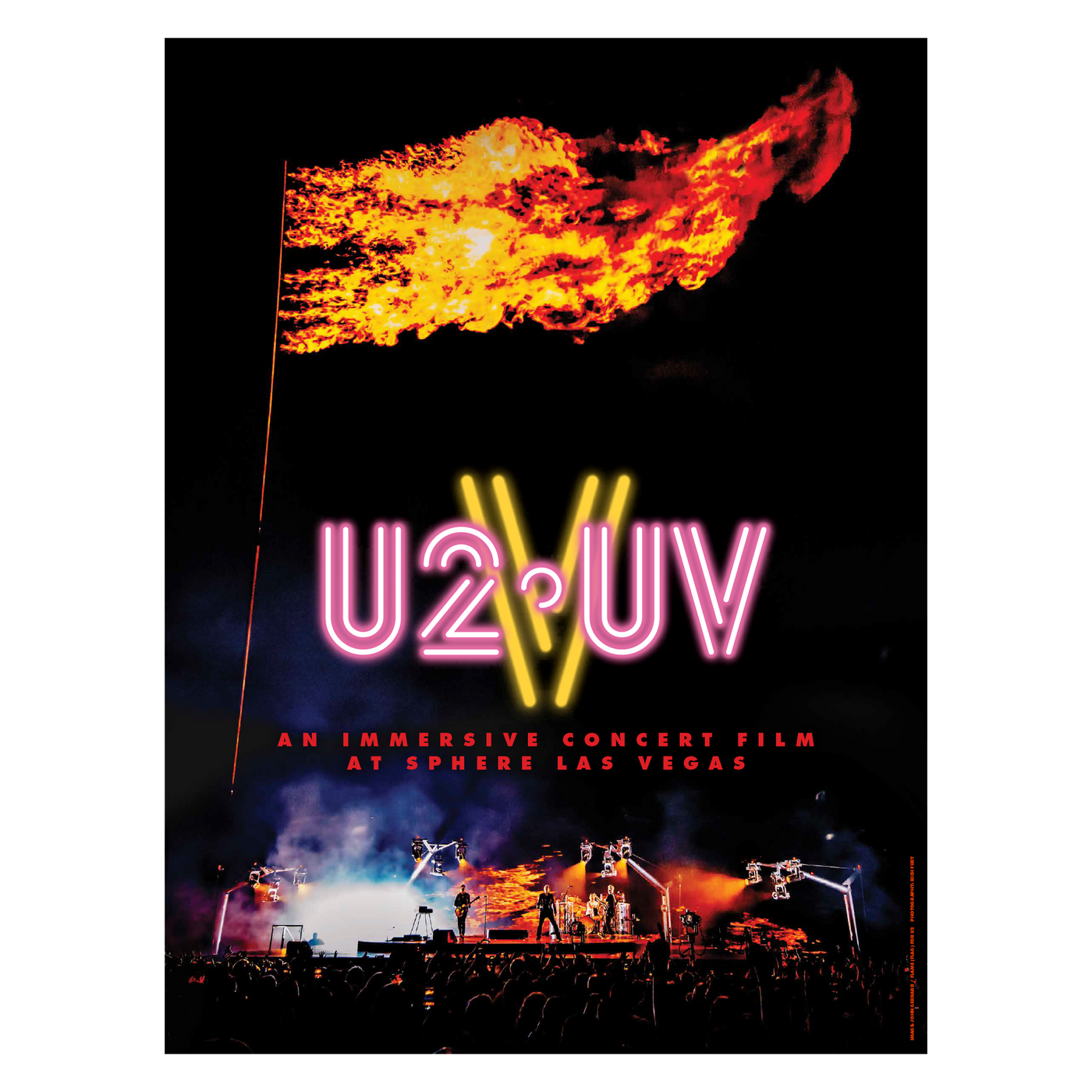 V-U2 Flag Poster