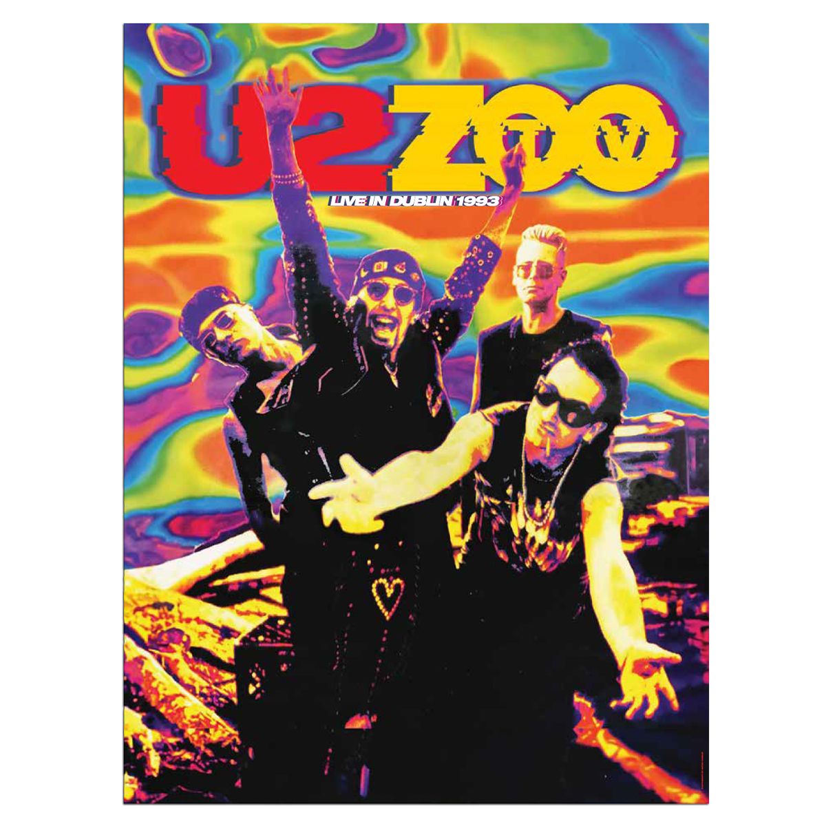 U2 ZOO Silver Foil Poster