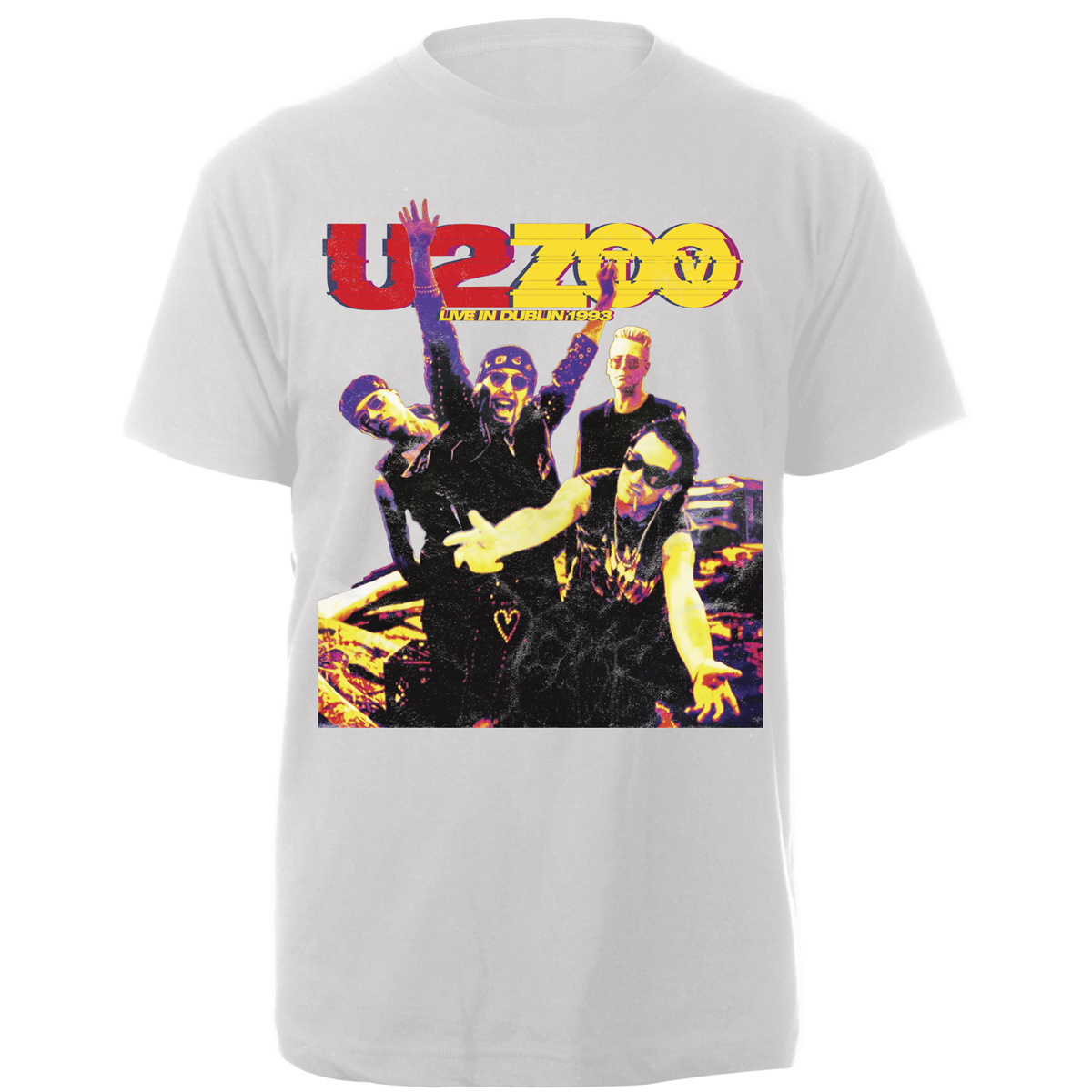 ZOOROPA Band Cutout Tee - White