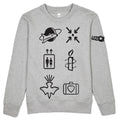 Elevation Symbols Grey Crewneck Sweatshirt