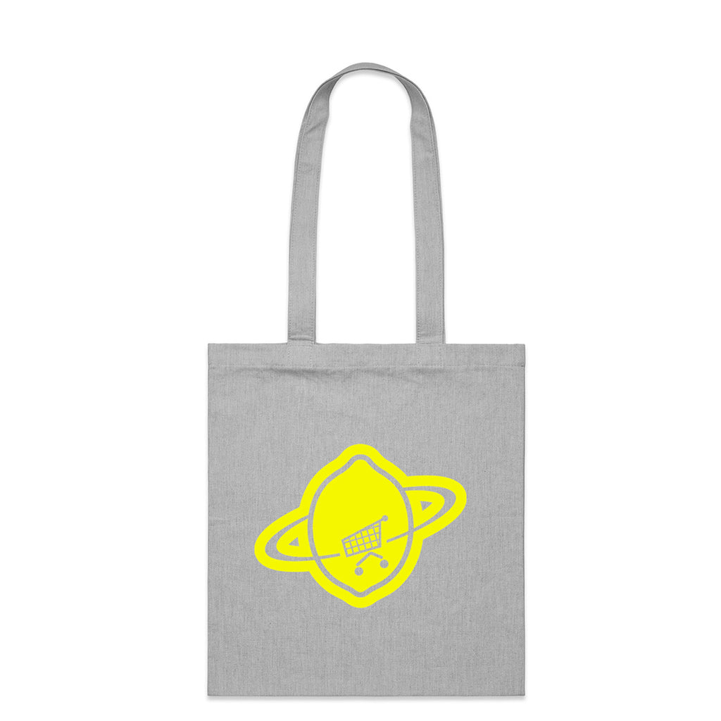 Pop Grey Logo Tote Bag