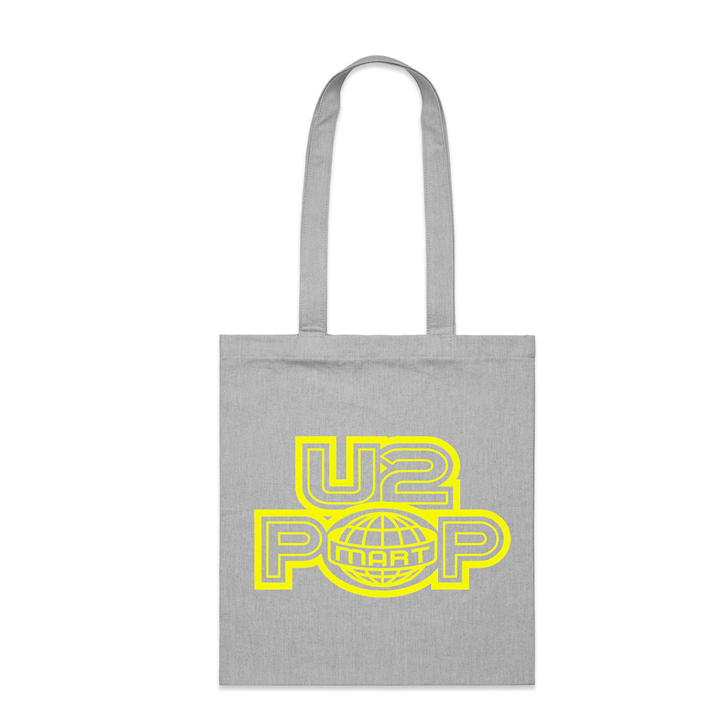 Pop Grey Logo Tote Bag