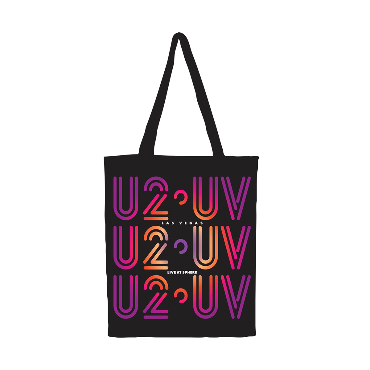 U2 UV LOGO LIVE AT SPHERE TOTE