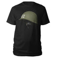 U2 Helmet Black T-Shirt